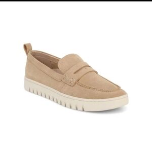 Vionic Women's Uptown Loafer Sand Suede Shoes